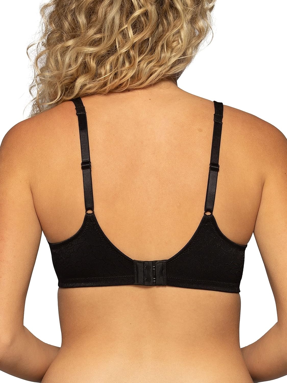 image:imageVanity Fair Womens Perfect TShirt Bra Body Shine Full Coverage Lightly Lined Cups up to DDWirefree Black Jacquard