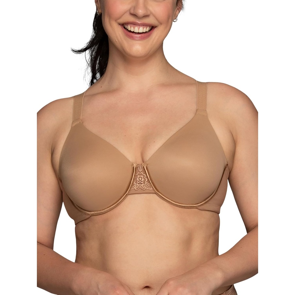 image:imageVanity Fair Womens Beauty Back Smoothing Minimizer Bra Minimizes Bust Line up to 15 Non Padded Cups up to HTotally Tan