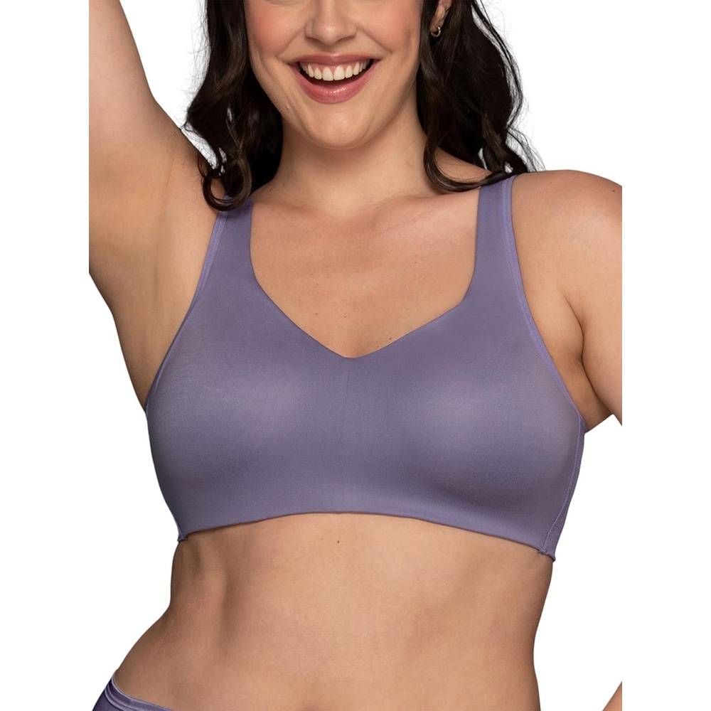 image:imageVanity Fair Womens Beauty Back Smoothing Wireless Bra Comfort and Support Simple Sizing Available S3xlDried Lavender