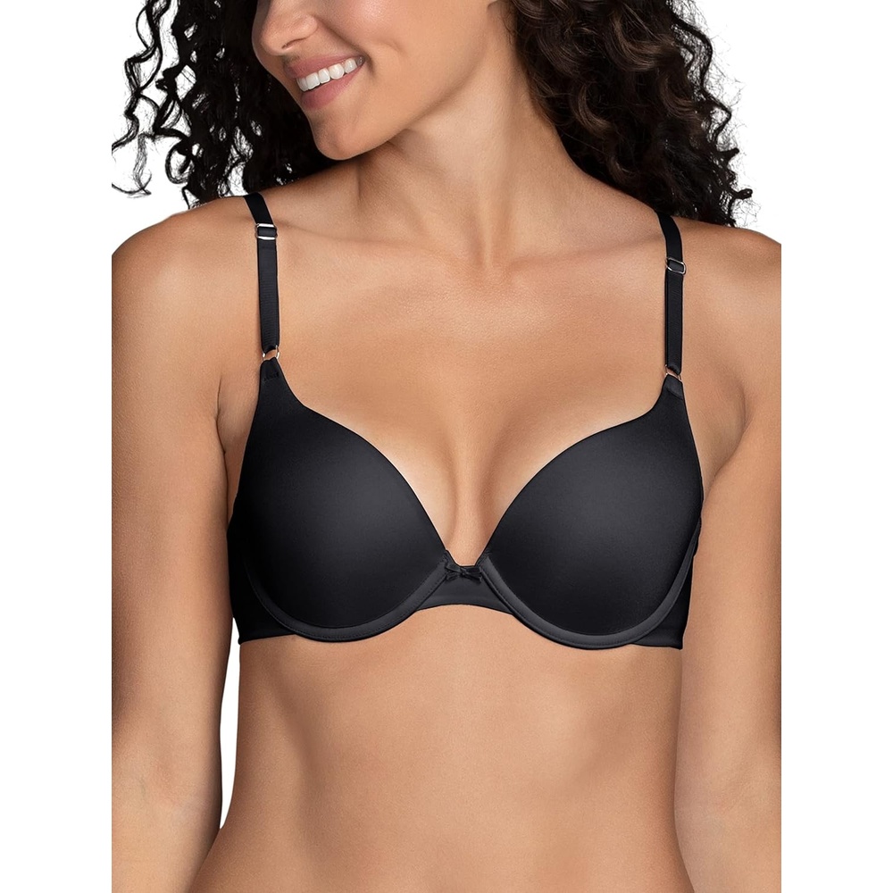 image:imageVanity Fair Womens Ego Boost Push Up Bra Adds Up to One Full Cup Size Underwire Push Up Bras for WomenBlack