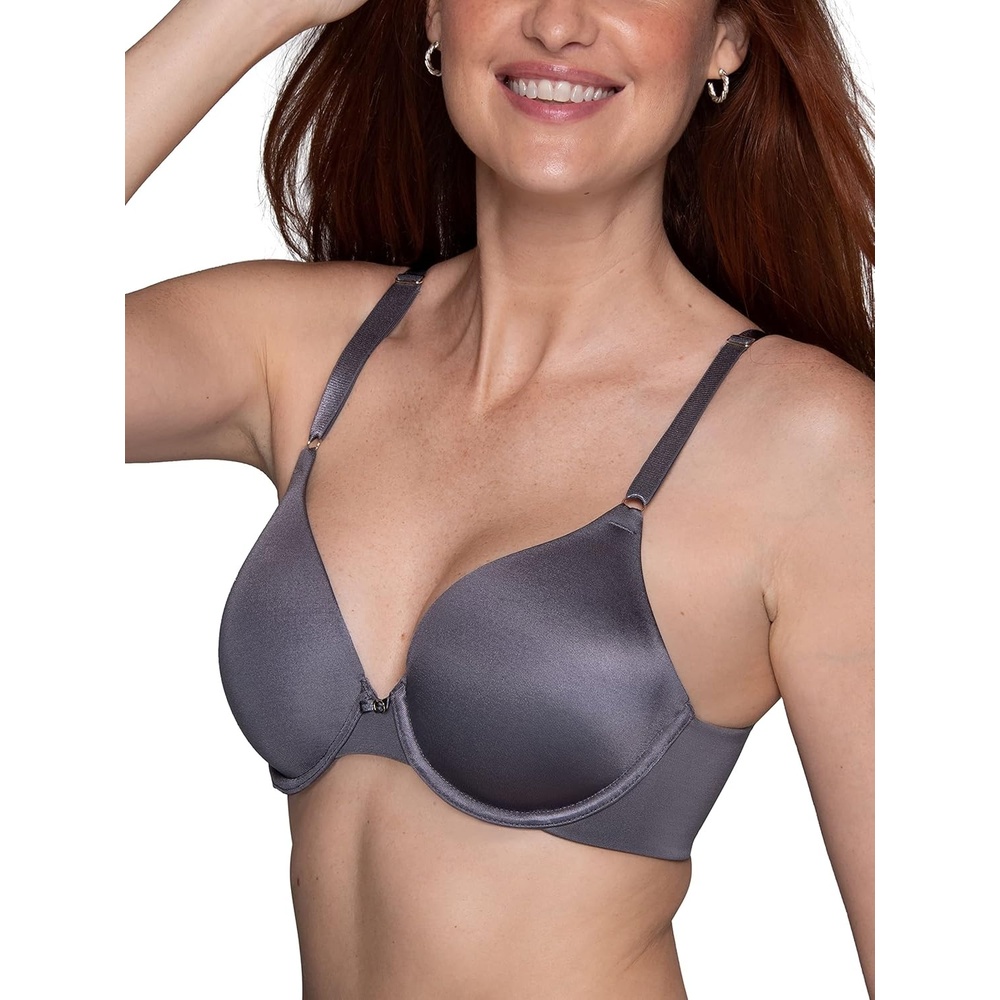 image:imageVanity Fair Womens Full Coverage Beauty Back Smoothing Bra 4Way Stretch Fabric Lightly Lined Cups up to DDUnderwire Steele
