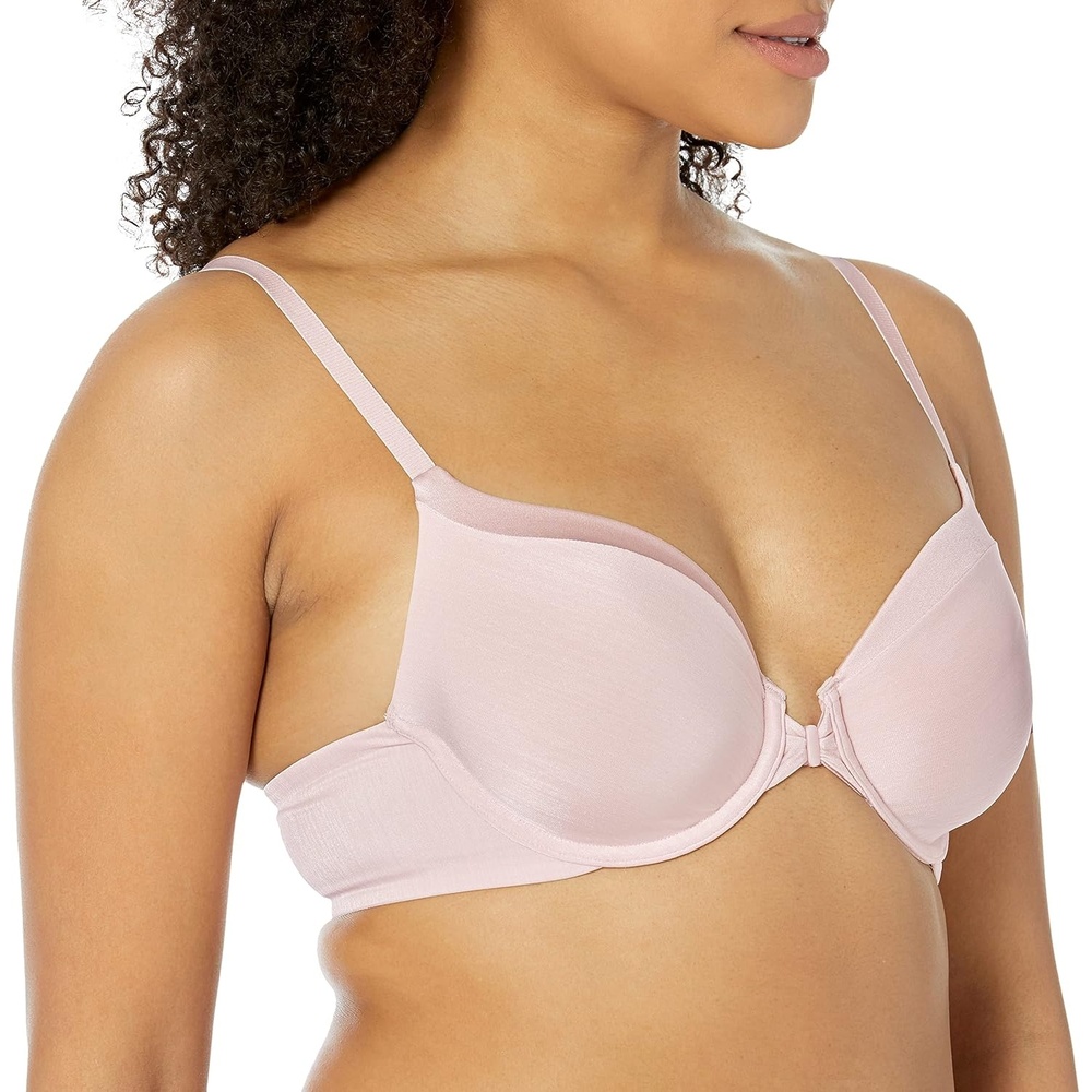 image:imageVanity Fair Womens Illumination Front Closure Bra 3Way Convertible Straps Lightly Lined Cups up to DDSheer Quartz