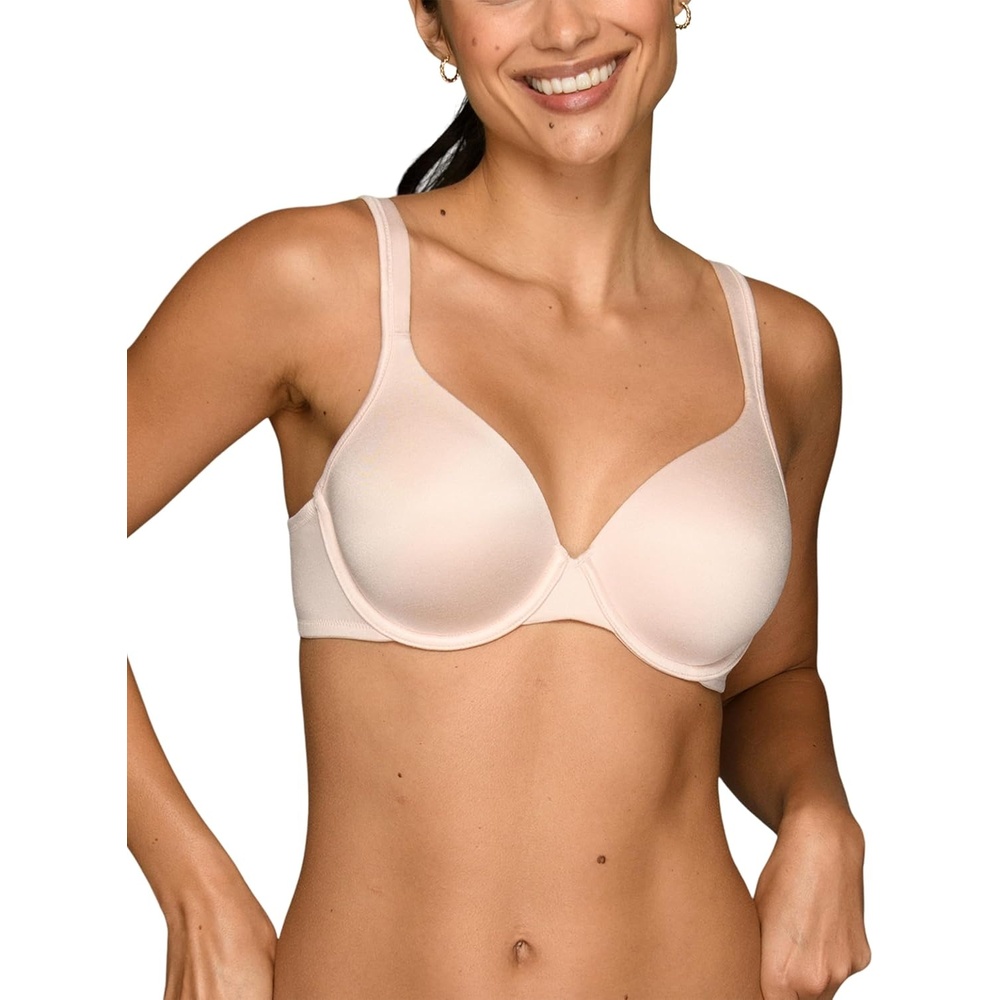 image:imageVanity Fair Womens Perfect TShirt Bra Body Shine Full Coverage Lightly Lined Cups up to DDUnderwire Quartz