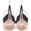 Underwire - 3 Pack - Beige/Black/White