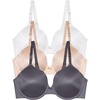Underwire - 3 Pack - Beige/White/Steele