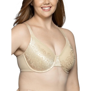 image:imageVanity Fair Womens Beauty Back Smoothing Minimizer Bra Minimizes Bust Line up to 15 Non Padded Cups up to HDamask Neutral Lace