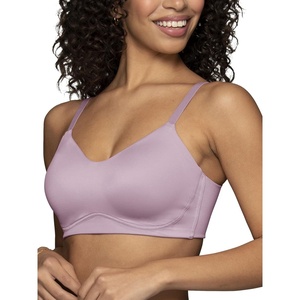 image:imageVanity Fair Womens Beauty Back Smoothing Simple Sizing Wireless Bra 4Way Stretch Fabric Sizes S3XLPoetic Purple