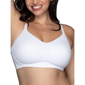image:imageVanity Fair Womens Beauty Back Smoothing Simple Sizing Wireless Bra 4Way Stretch Fabric Sizes S3XLStar White