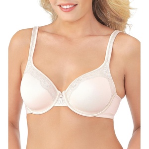 image:imageVanity Fair Womens Bra with 2Way Convertible Straps Body Caress Full Coverage Lightly Lined Cups Up to DdSheer Quartz Lace