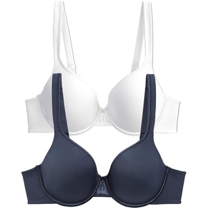 image:imageVanity Fair Womens Bra with 2Way Convertible Straps Body Caress Full Coverage Lightly Lined Cups Up to DdUnderwire  2 Pack  BlackWhite