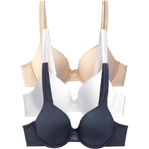 image:imageVanity Fair Womens Bra with 2Way Convertible Straps Body Caress Full Coverage Lightly Lined Cups Up to DdUnderwire  3 Pack  BlackWhiteBeige