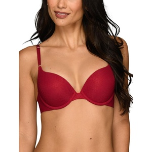 image:imageVanity Fair Womens Ego Boost Push Up Bra Adds Up to One Full Cup Size Underwire Push Up Bras for WomenHolly Red Print
