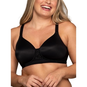 image:imageVanity Fair Womens Full Figure Beauty Back Smoothing Bra 4 Way Stretch Fabric Lightly Lined Cups up to HWirefree  Black