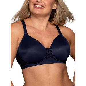 image:imageVanity Fair Womens Full Figure Beauty Back Smoothing Bra 4 Way Stretch Fabric Lightly Lined Cups up to HWirefree  Navy