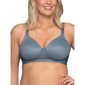 image:imageVanity Fair Womens Full Figure Beauty Back Smoothing Bra 4 Way Stretch Fabric Lightly Lined Cups up to HWirefree  Steele Blue