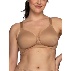 image:imageVanity Fair Womens Full Figure Beauty Back Smoothing Bra 4 Way Stretch Fabric Lightly Lined Cups up to HWirefree  Totally Tan