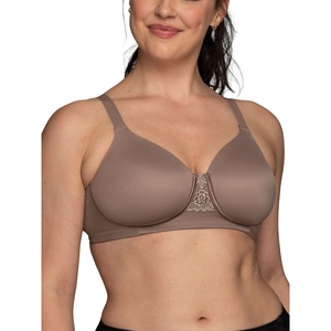 image:imageVanity Fair Womens Full Figure Beauty Back Smoothing Bra 4 Way Stretch Fabric Lightly Lined Cups up to HWirefree  Walnut