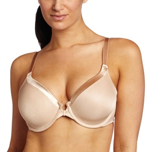 image:imageVanity Fair Womens Illumination Front Closure Bra 3Way Convertible Straps Lightly Lined Cups up to DDRose Beige