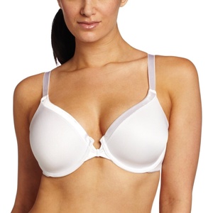 image:imageVanity Fair Womens Illumination Front Closure Bra 3Way Convertible Straps Lightly Lined Cups up to DDStar White