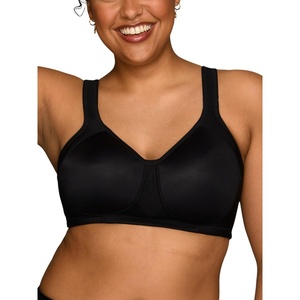 image:imageVanity Fair Womens Medium Impact Sports Bras for Women Breathable Moisture Wicking Padded Cups up to DDDWireless  Black