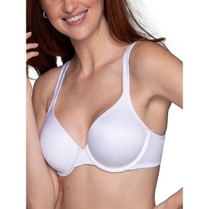 image:imageVanity Fair Womens Perfect TShirt Bra Body Shine Full Coverage Lightly Lined Cups up to DDUnderwire  White Jacquard