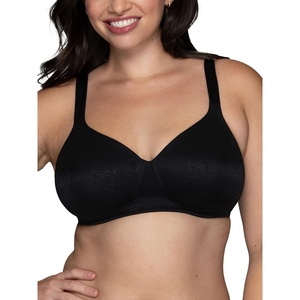image:imageVanity Fair Womens Perfect TShirt Bra Body Shine Full Coverage Lightly Lined Cups up to DDWirefree  Black Jacquard