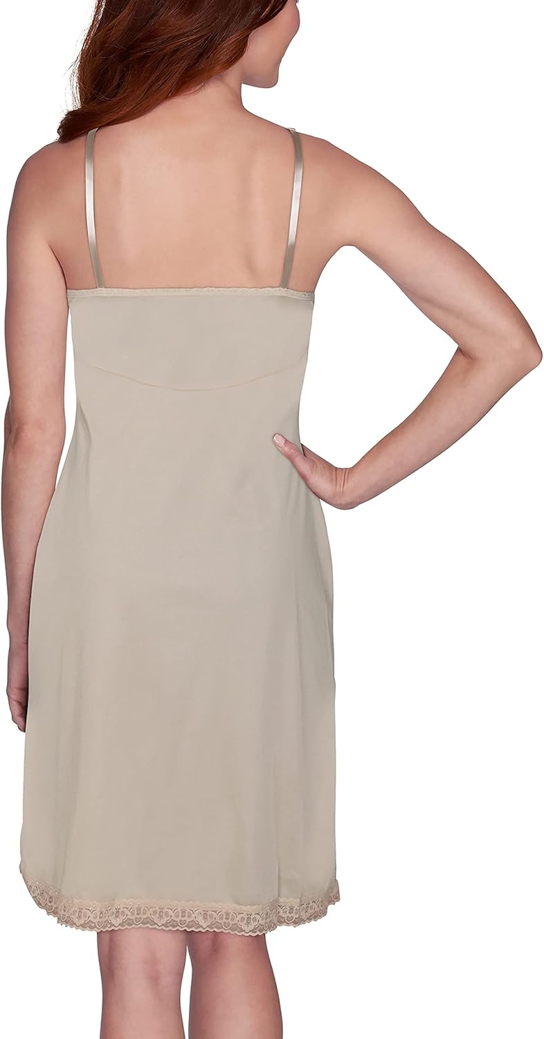 image:imageVanity Fair Womens AntiStatic Nylon Full Slips for Under Dresses S5XLLace 22 Neutral