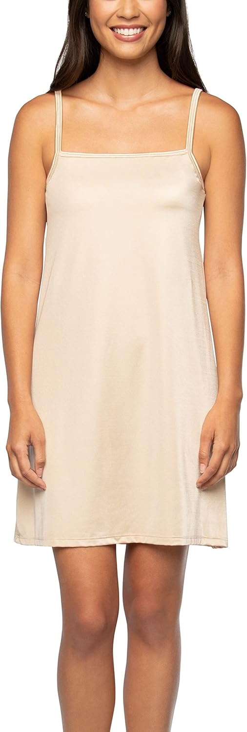 image:imageVanity Fair Womens AntiStatic Nylon Full Slips for Under Dresses S5XLReversible 18 Neutral