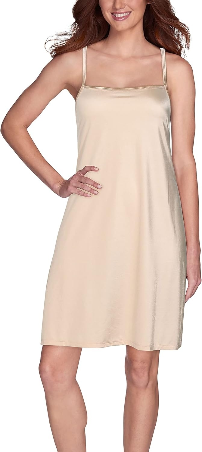 image:imageVanity Fair Womens AntiStatic Nylon Full Slips for Under Dresses S5XLReversible 20 Neutral