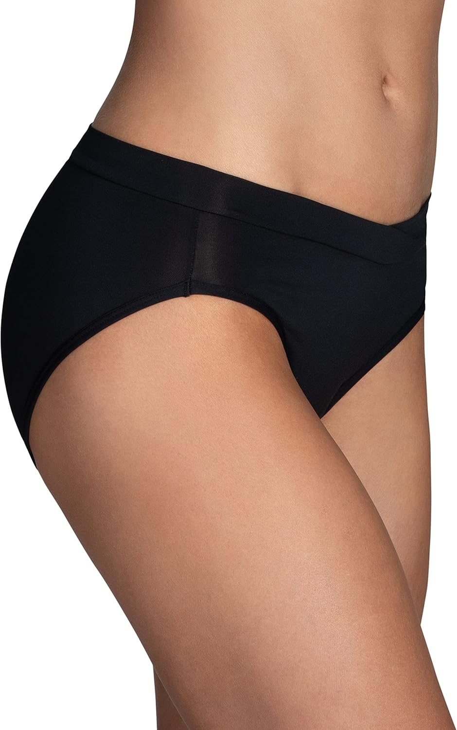 image:imageVanity Fair Womens Beyond Comfort Bikini PantiesSilky Stretch 3 Pack BlackBlackBlack