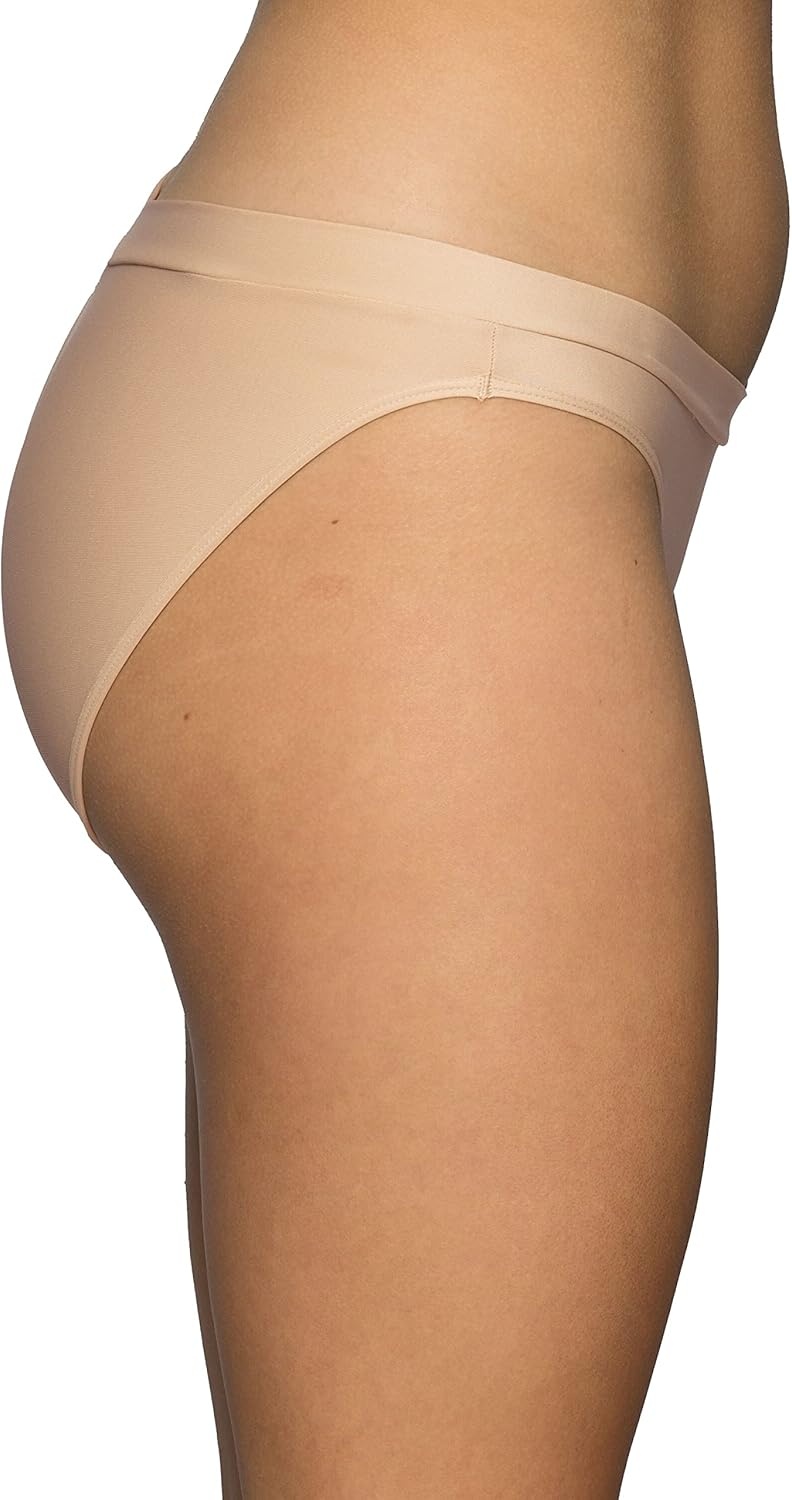 image:imageVanity Fair Womens Beyond Comfort Bikini PantiesSilky Stretch 3 Pack NeutralNeutralNeutral