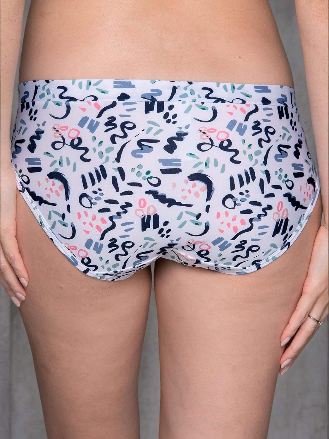 image:imageVanity Fair Womens Beyond Comfort Bikini PantiesSilky Stretch Love Story Print