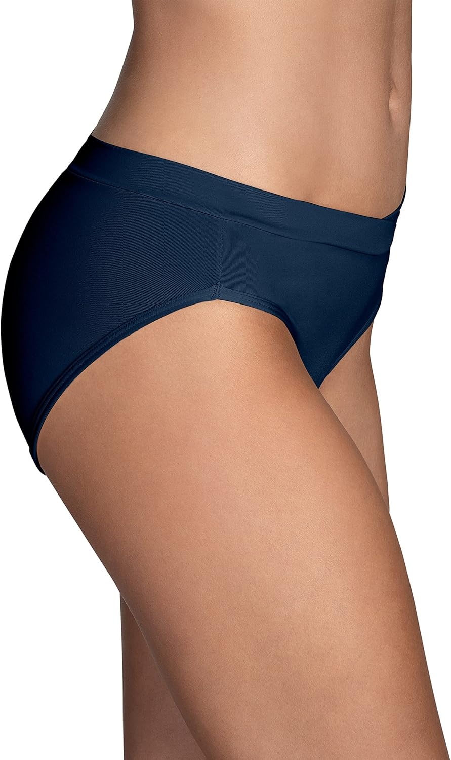image:imageVanity Fair Womens Beyond Comfort Bikini PantiesSilky Stretch Navy