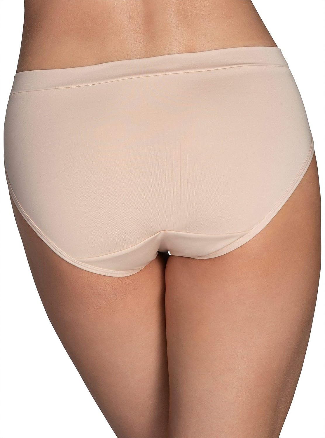 image:imageVanity Fair Womens Beyond Comfort Bikini PantiesSilky Stretch Neutral