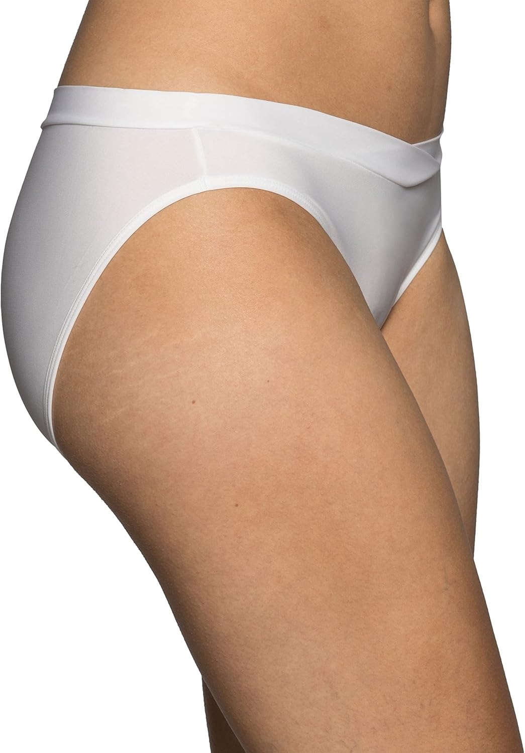 image:imageVanity Fair Womens Beyond Comfort Bikini PantiesSilky Stretch White
