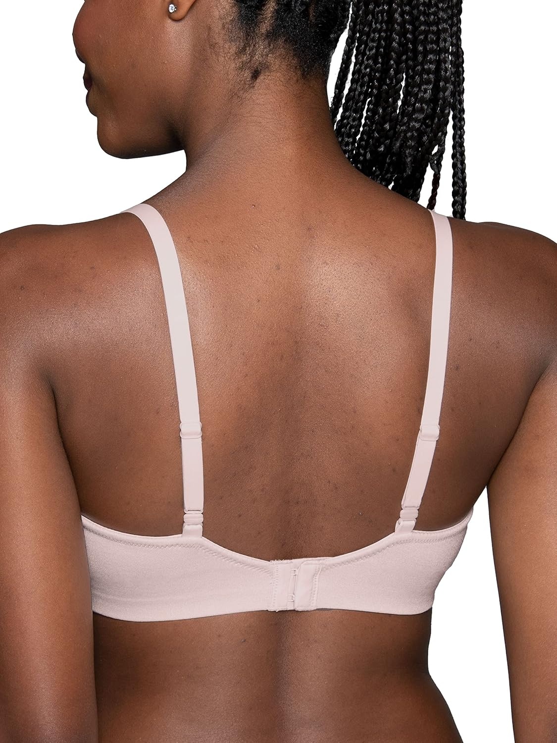 image:imageVanity Fair Womens Beyond Comfort Simple Sizing Wireless Bra Flexes to Fit Your Individual Shape Sizes S3XLAverage Figure Quartz