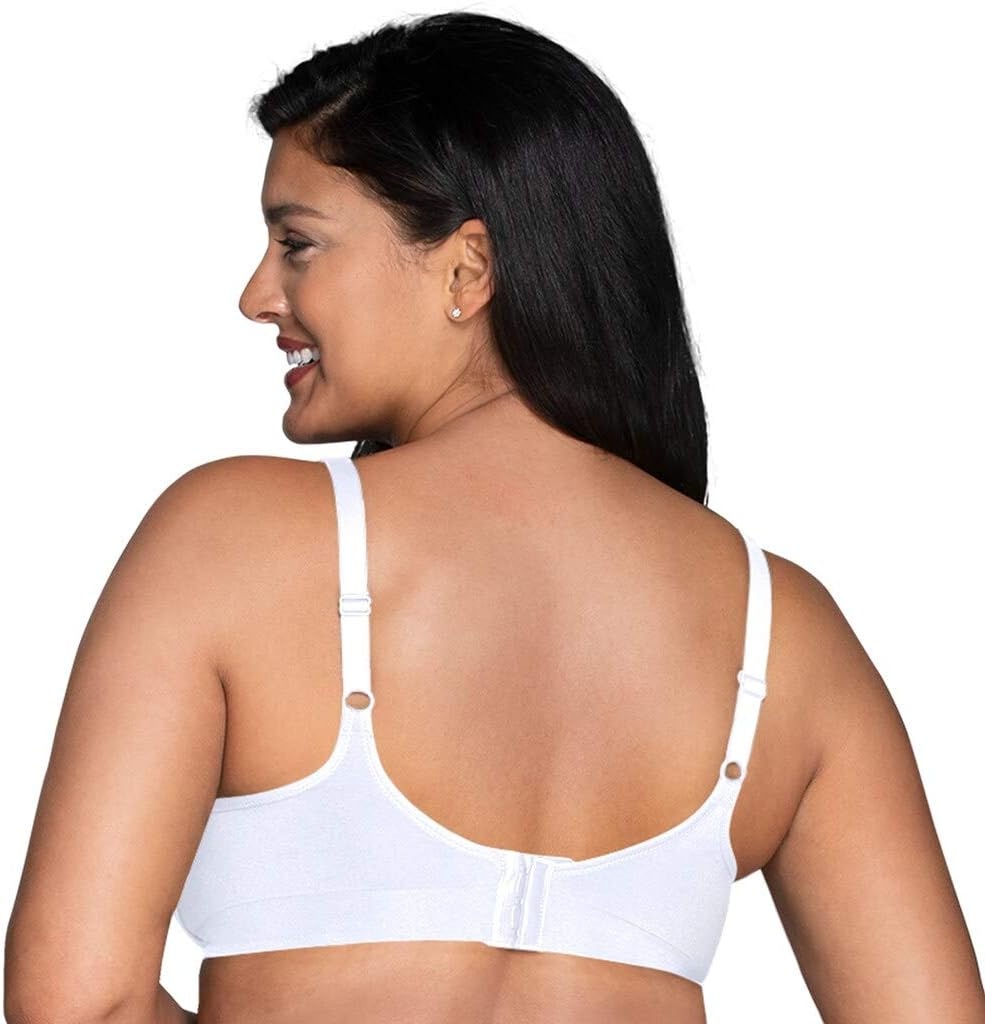 image:imageVanity Fair Womens Beyond Comfort Simple Sizing Wireless Bra Flexes to Fit Your Individual Shape Sizes S3XLDamask Neutral