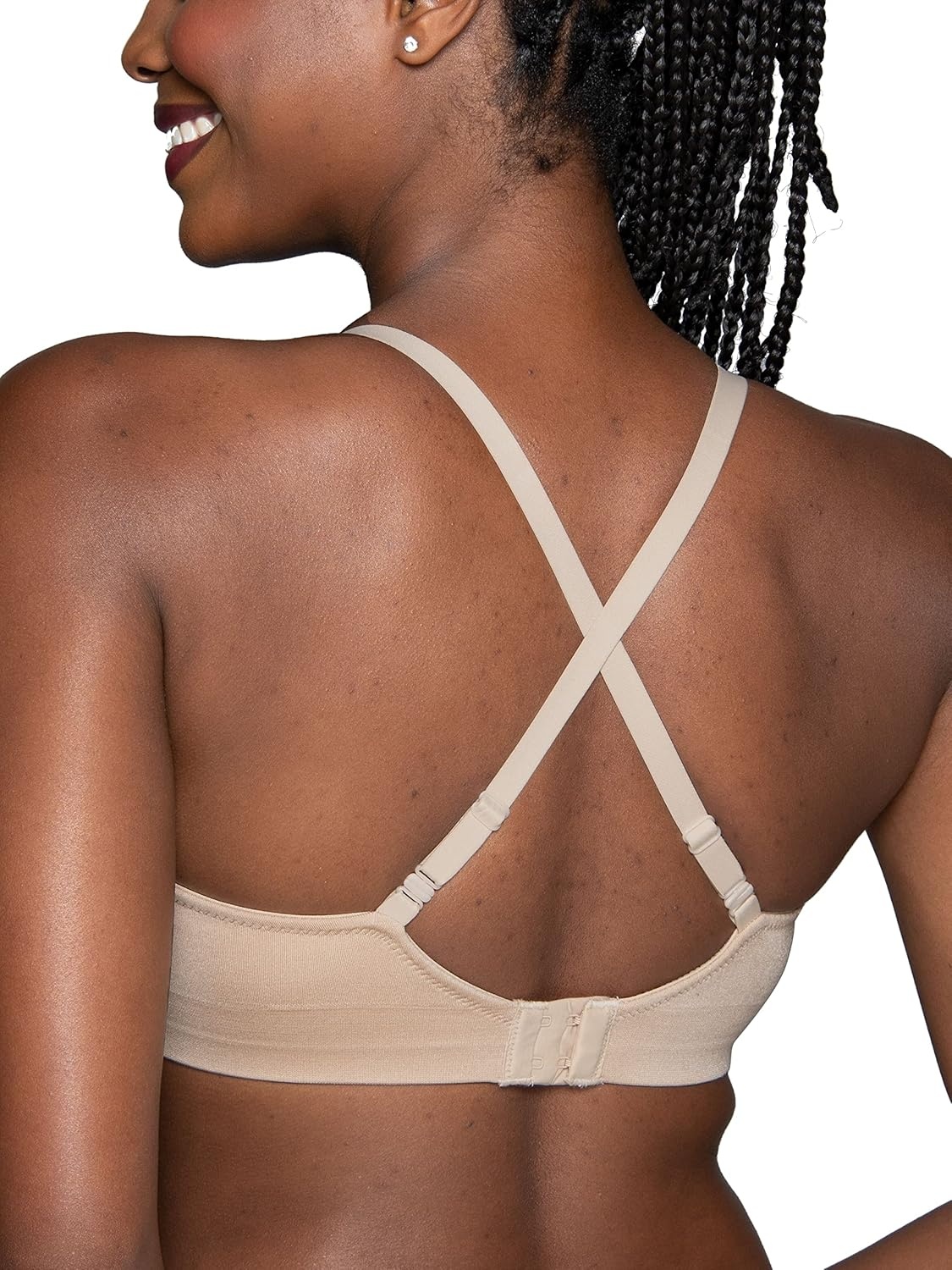image:imageVanity Fair Womens Beyond Comfort Simple Sizing Wireless Bra Flexes to Fit Your Individual Shape Sizes S3XLNeutral