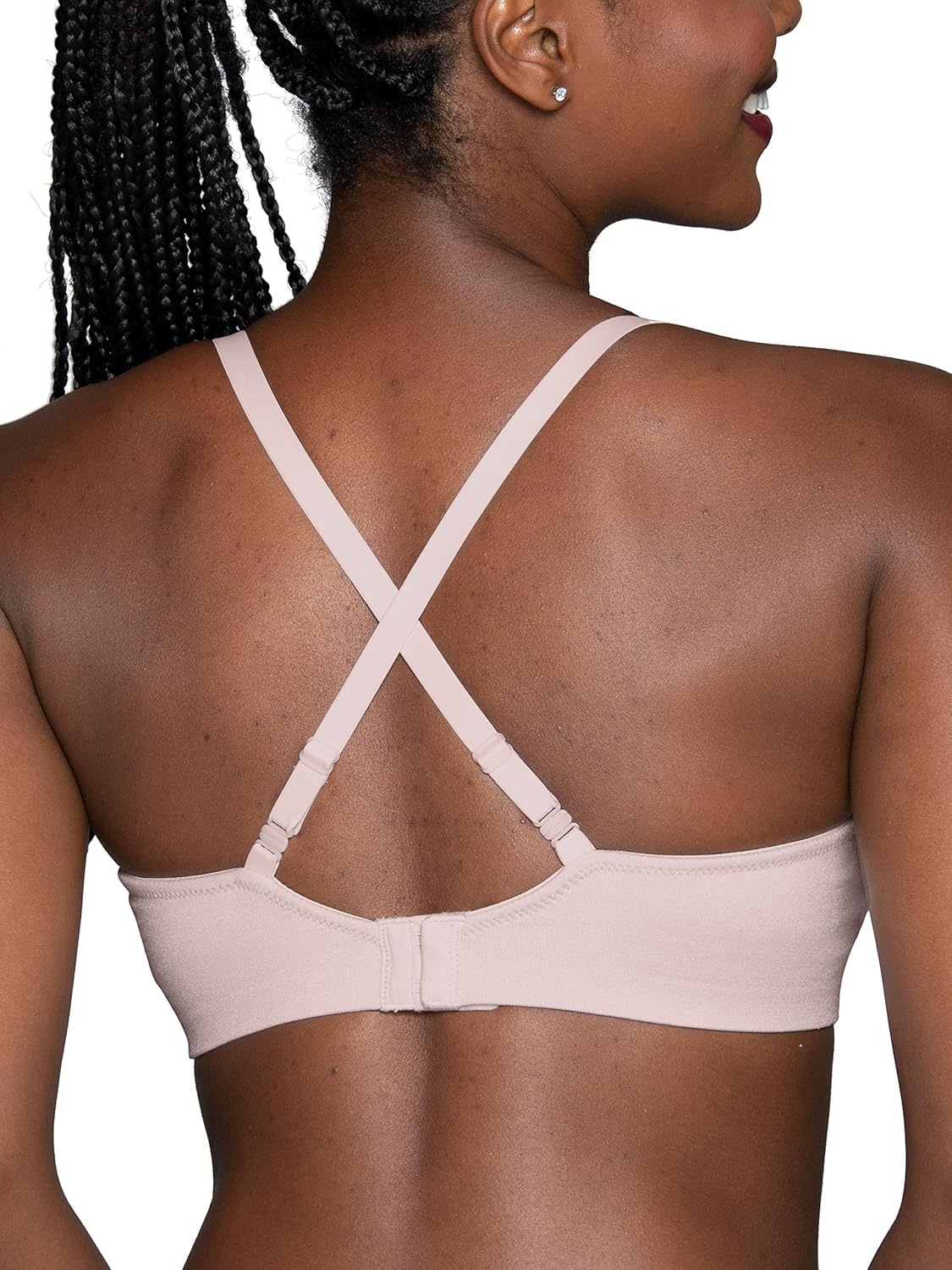 image:imageVanity Fair Womens Beyond Comfort Simple Sizing Wireless Bra Flexes to Fit Your Individual Shape Sizes S3XLQuartz