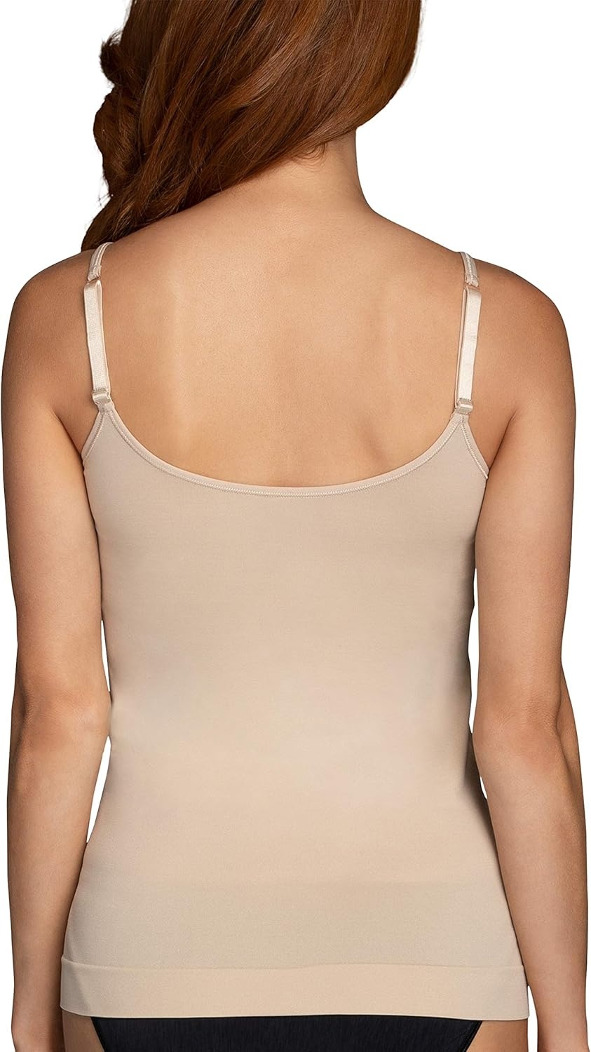image:imageVanity Fair Womens Camisole Tops Everyday Layers Tank Top for Women Cami for WomenSeamless Cami Damask Neutral