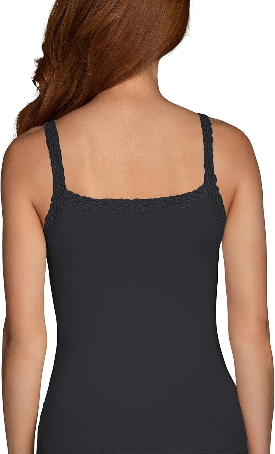 image:imageVanity Fair Womens Camisole Tops Everyday Layers Tank Top for Women Cami for WomenSpin Cami Midnight Black