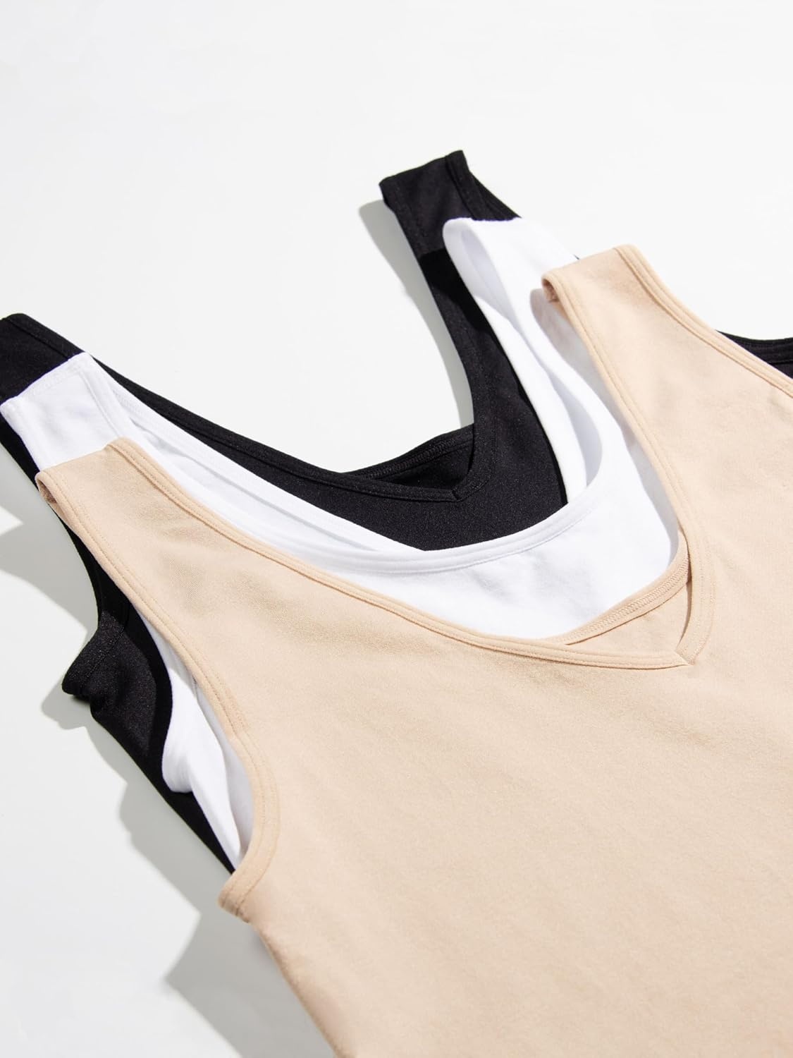 image:imageVanity Fair Womens Camisole Tops Everyday Layers Tank Top for Women Cami for WomenSpin Tank Midnight Black