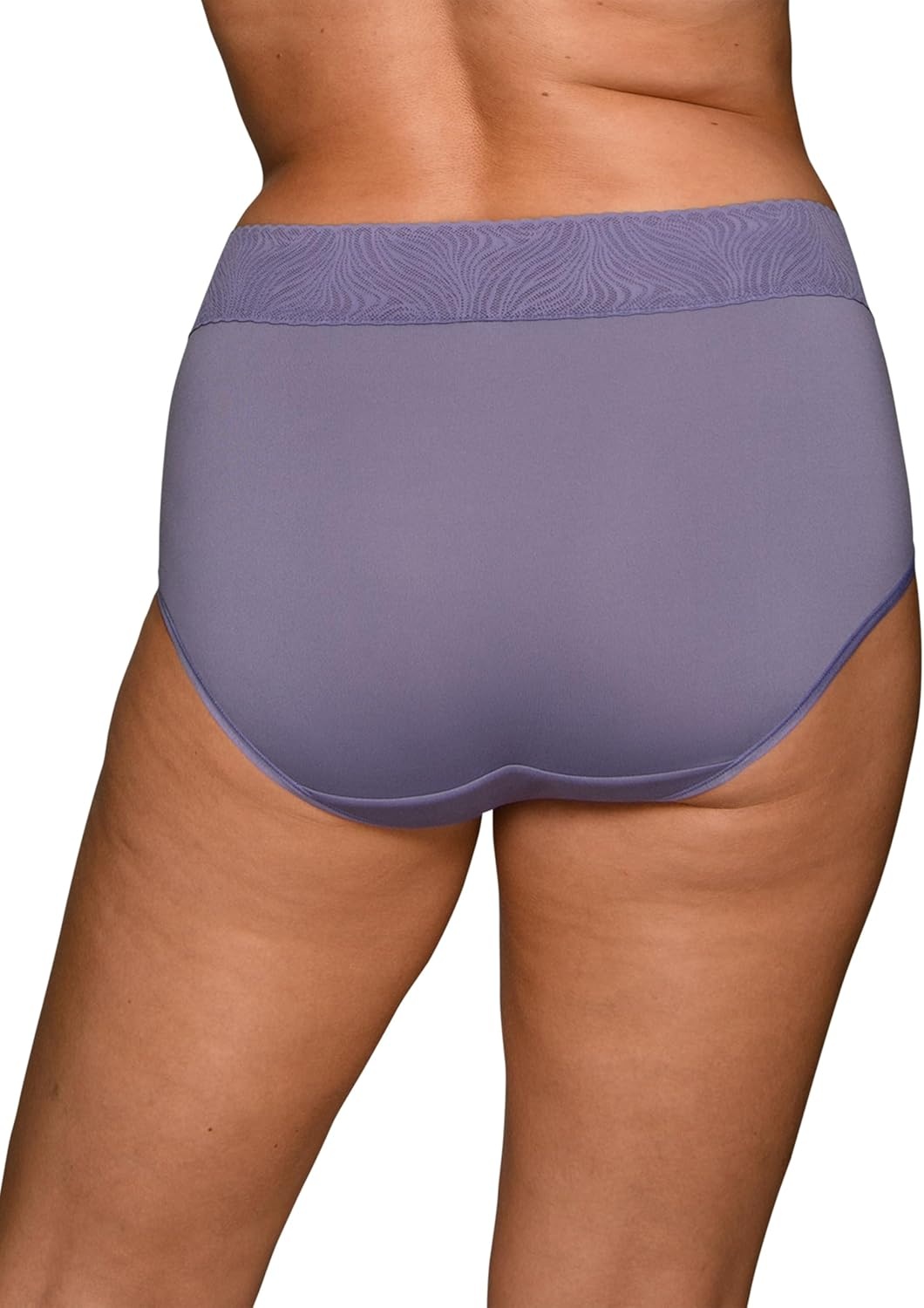 image:imageVanity Fair Womens Effortless Panties for Everyday Wear Buttery Soft Fabric amp LaceBrief Dried Lavender