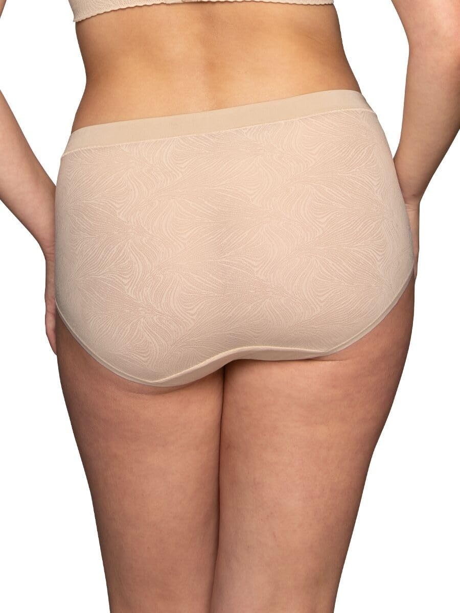 image:imageVanity Fair Womens Effortless Panties for Everyday Wear Buttery Soft Fabric amp LaceBrief Neutral Lace