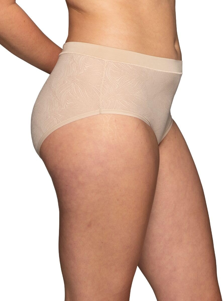 image:imageVanity Fair Womens Effortless Panties for Everyday Wear Buttery Soft Fabric amp LaceBrief Neutral Lace