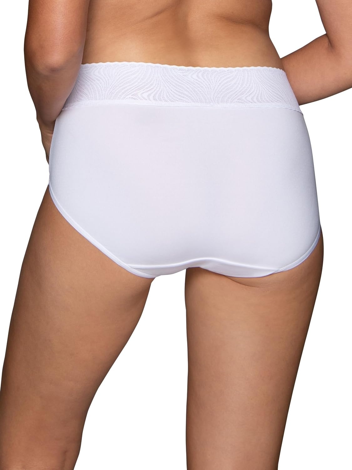 image:imageVanity Fair Womens Effortless Panties for Everyday Wear Buttery Soft Fabric amp LaceBrief White