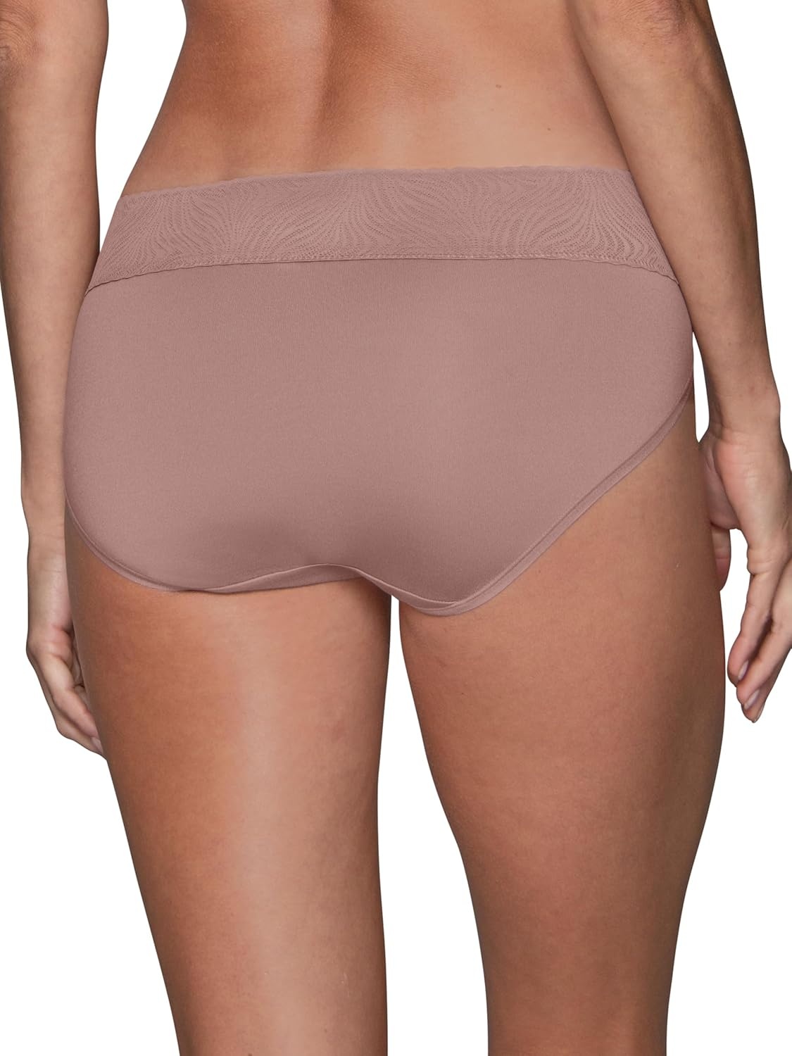 image:imageVanity Fair Womens Effortless Panties for Everyday Wear Buttery Soft Fabric amp LaceHi Cut Baked Blush