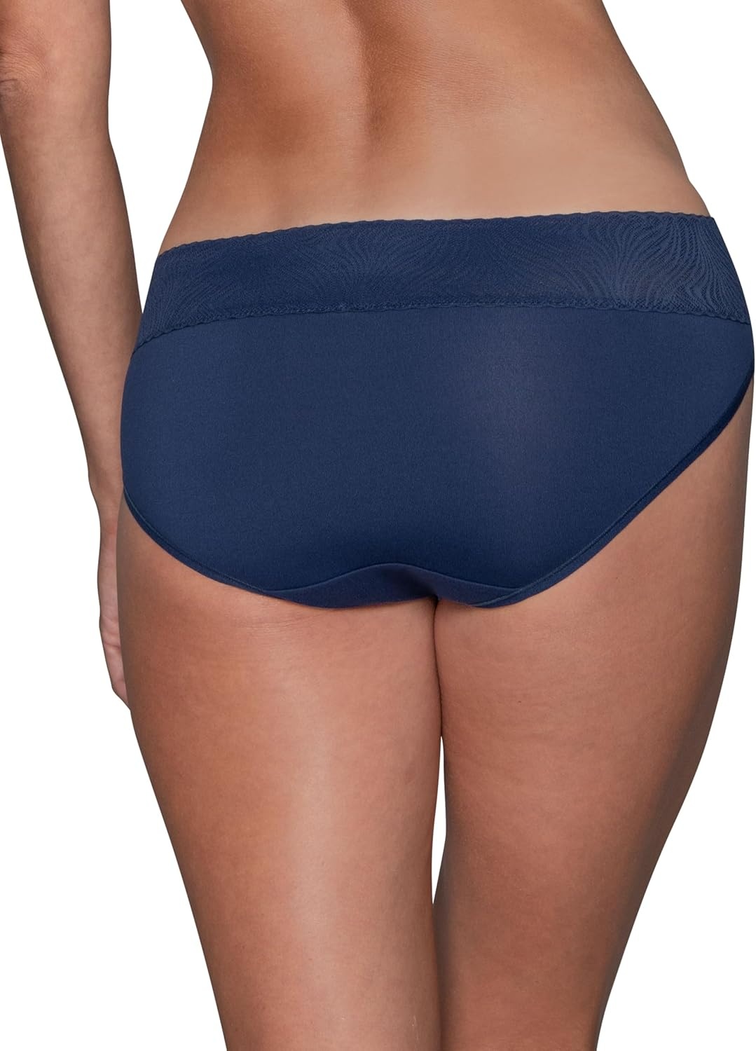 image:imageVanity Fair Womens Effortless Panties for Everyday Wear Buttery Soft Fabric amp LaceHipster Casual Navy