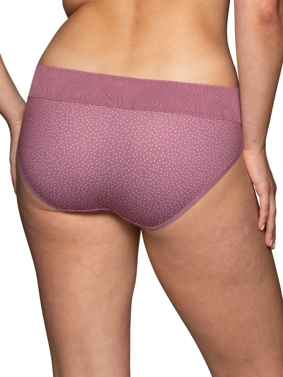 image:imageVanity Fair Womens Effortless Panties for Everyday Wear Buttery Soft Fabric amp LaceHipster Dippy Dot Print