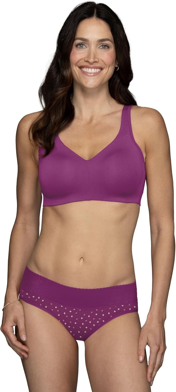 image:imageVanity Fair Womens Effortless Panties for Everyday Wear Buttery Soft Fabric amp LaceHipster Nice Cube Print